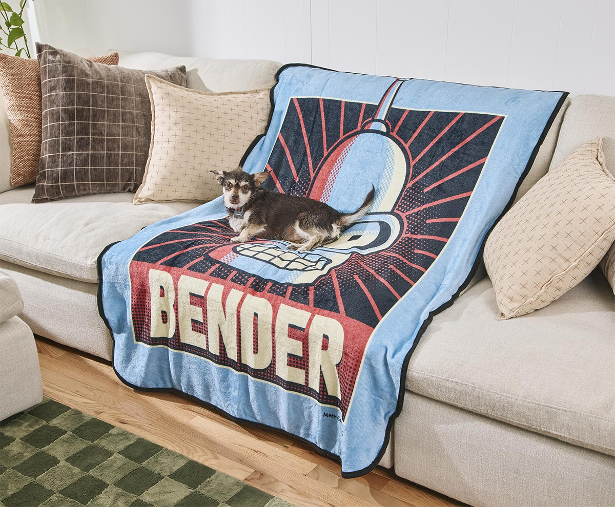 Cobertor de Lance Robô Bender de Futurama